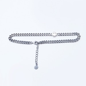 Smile Curb Chain Anklet